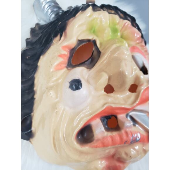 LOT 2 Monster Ben Cooper Pirate Mask Ben Cooper Halloween Vintage Black Light - Picture 9 of 16